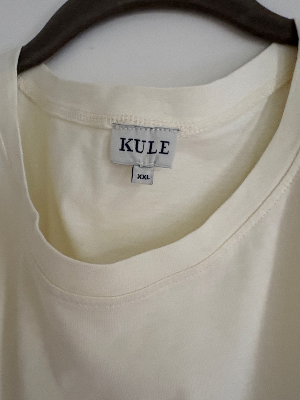 KULE Cream The Modern Short Tee - Picture 4 of 9